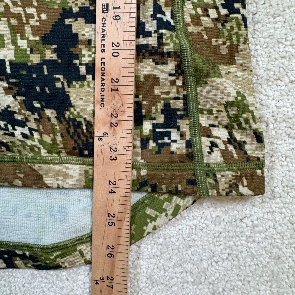 Sitka Core Heavyweight Zip-T Mens Medium Subalpine Camo 1/2 Zip Pullover 10036 - Picture 9 of 9